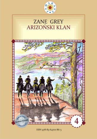 Arizoński klan Zane Grey - okladka książki