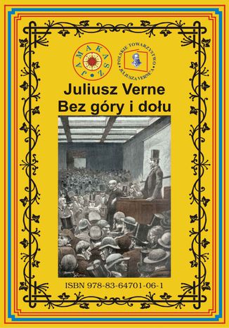 Bez góry i dołu Juliusz Verne - okladka książki