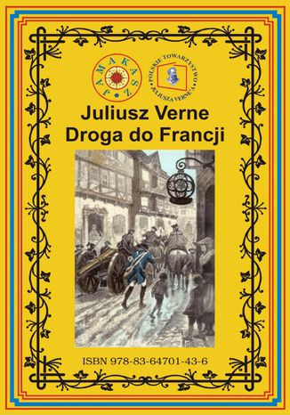 Droga do Francji Juliusz Verne - okladka książki