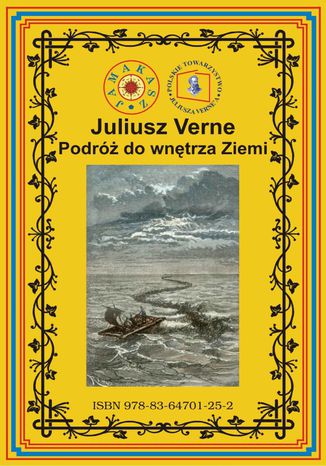 Podróż do wnętrza Ziemi Juliusz Verne - okladka książki