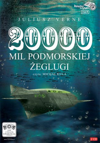 20 000 mil podmorskiej żeglugi Juliusz Verne - okladka książki