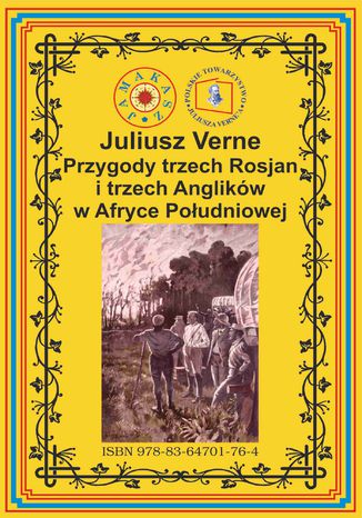 Przygody trzech Rosjan i trzech Anglików w Afryce Południowej Juliusz Verne - okladka książki