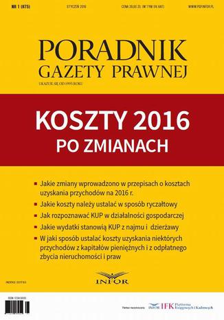 Koszty 2016 po zmianach Tomasz Krywan - okladka książki