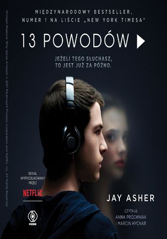 13 powodów Jay Asher - okladka książki