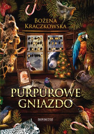 Purpurowe gniazdo Bożena Kraczkowska - okladka książki