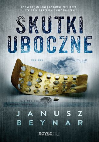 Skutki uboczne Janusz Beynar - okladka książki