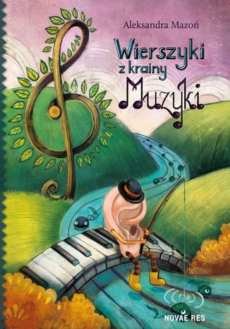 Wierszyki z krainy muzyki Aleksandra Mazoń - okladka książki