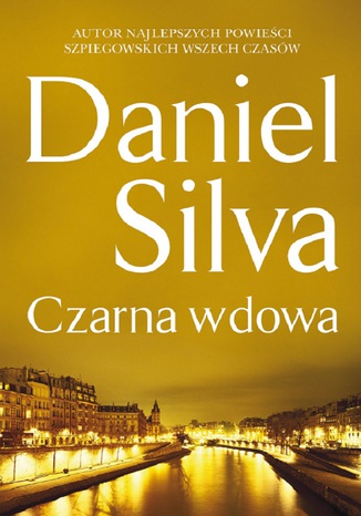 Czarna wdowa Daniel Silva - okladka książki