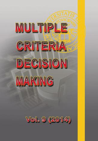 Multiple Criteria Decision Making  vol.9 (2014) Praca zbiorowa - okladka książki