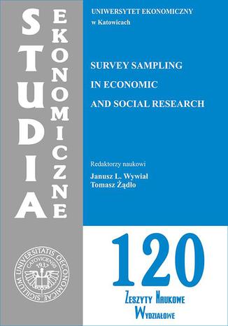 Survey Sampling in Economic and Social Research. SE 120 Tomasz Żądło - okladka książki