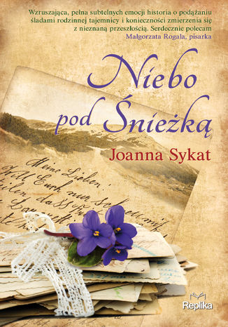 Niebo pod Śnieżką Joanna Sykat - okladka książki