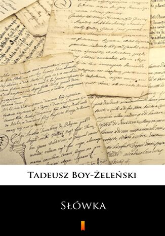 Słówka Tadeusz Boy-Żeleński - okladka książki