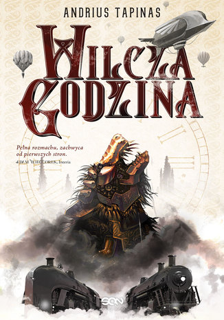 Wilcza godzina Andrius Tapinas - okladka książki