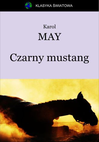 Czarny mustang Karol May - okladka książki