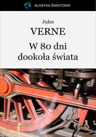 W 80 dni dookoła świata Jules Verne - okladka książki