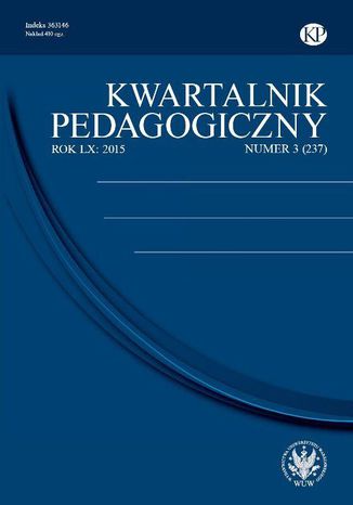 Kwartalnik Pedagogiczny 2015/3 (237) Praca zbiorowa - okladka książki