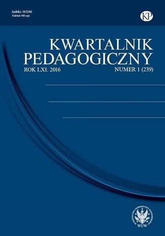 Kwartalnik Pedagogiczny 2016/1 (239) Praca zbiorowa - okladka książki