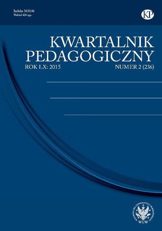 Kwartalnik Pedagogiczny 2015/2 (236) Andrzej Wierciński, Małgorzata Przanowska - okladka książki