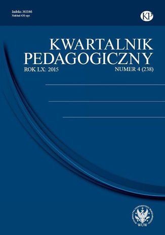 Kwartalnik Pedagogiczny 2015/4 (238) Barbara Ciżkowicz - okladka książki