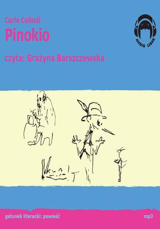 Pinokio Carlo Collodi - okladka książki