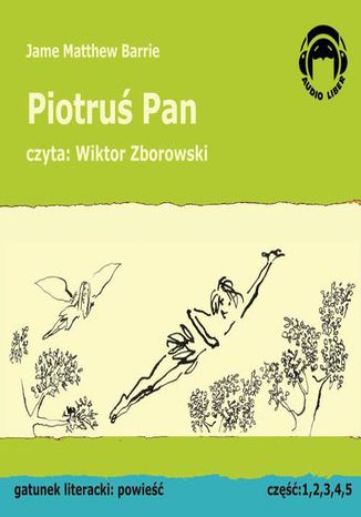 Piotruś Pan James Matthew  Barrie - okladka książki