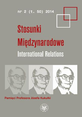Stosunki międzynarodowe. International Relations 2014/2 (50) Praca zbiorowa - okladka książki