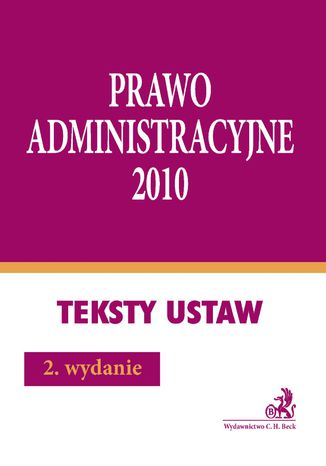 Prawo administracyjne 2010 Opracowanie zbiorowe - okladka książki