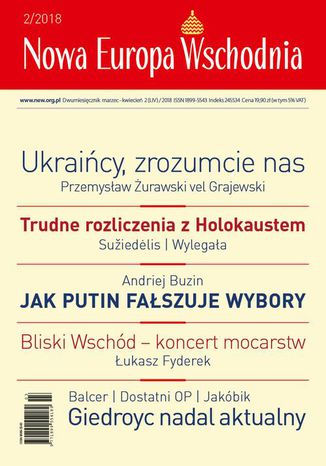 Nowa Europa Wschodnia 2/2018 Praca zbiorowa - okladka książki