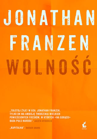 Wolność Jonathan Franzen - okladka książki