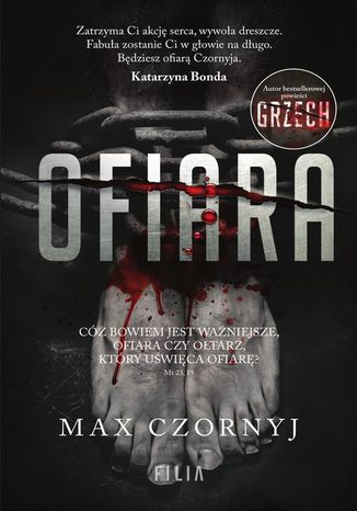 Ofiara. Seria z Erykiem Deryłą. Tom 2 Max Czornyj - okladka książki