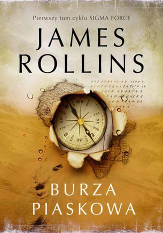 Burza piaskowa James Rollins - okladka książki