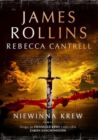 Niewinna krew James Rollins, Rebecca Cantrell - okladka książki