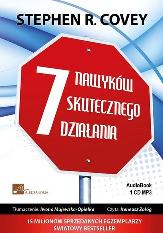 7 nawyków skutecznego działania Stephen R. Covey - okladka książki