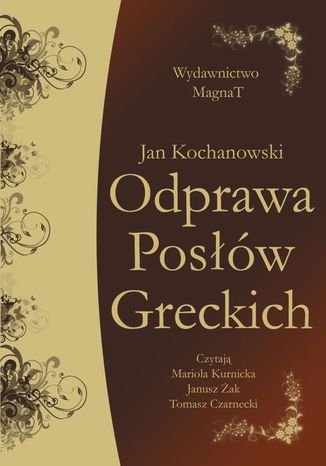 Odprawa Posłów Greckich Jan Kochanowski - okladka książki