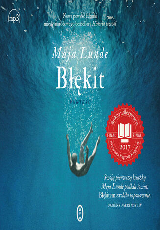 Błękit Maja Lunde - okladka książki