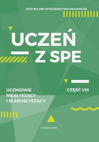 Uczeń z SPE - Uczniowie niesłyszący i słabosłyszący Elżbieta Galas - okladka książki