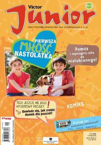 Victor Junior nr 9 (359) 2 maja 2018 Ewa Mackiewicz - okladka książki