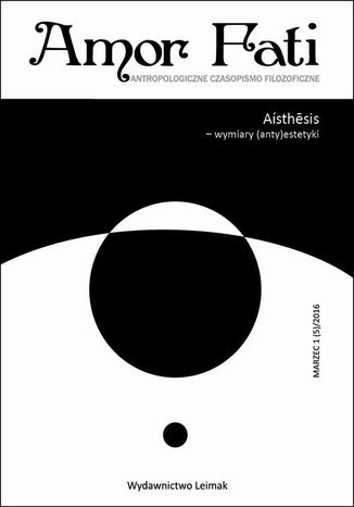 Amor Fati 1(5)/2016  Aisthesis Sebastian Łąkas - okladka książki