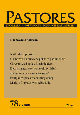 Pastores 78 (1) 2018 Zespół Redakcyjny - okladka książki
