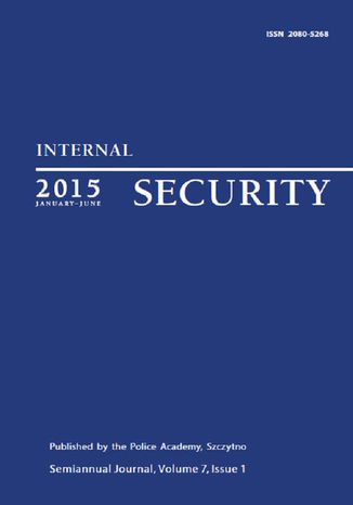 Internal Security (January-June) Vol. 7/1/2015 Praca zbiorowa - okladka książki