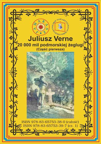 20 tys. mil podmorskiej żeglugi. Część 1. Pełny przekład Juliusz Verne - okladka książki