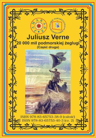 20 tys. mil podmorskiej żeglugi. Część 2. Pełny przekład Juliusz Verne - okladka książki