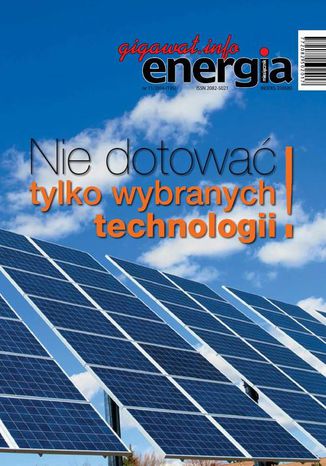 Energia Gigawat nr 11/2016 Sylwester Wolak - okladka książki