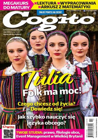 Cogito nr 10- (532) Październik 2018 Ola Siewko - okladka książki