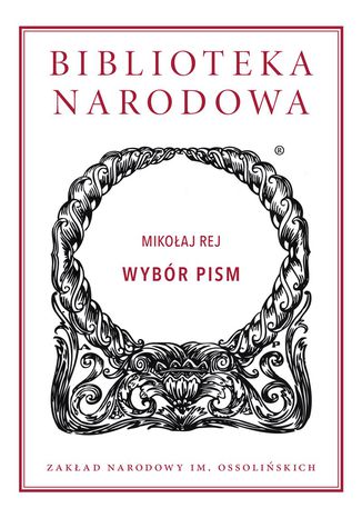 Wybór pism Mikołaj Rej - okladka książki