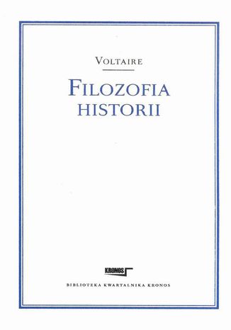 Filozofia historii Voltaire - okladka książki