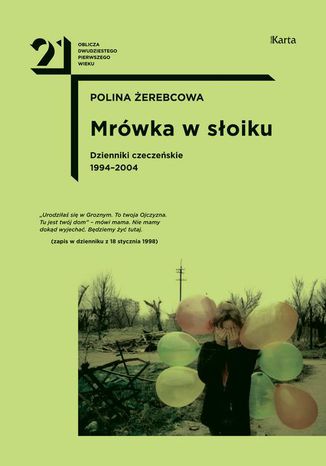 Mrówka w słoiku Polina Żerebcowa - okladka książki