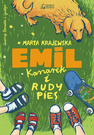 Emil, kanarek i rudy pies Marta Krajewska - okladka książki