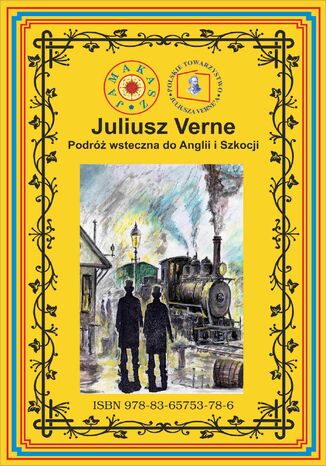 Podróż wsteczna do Anglii i Szkocji Juliusz Verne - okladka książki