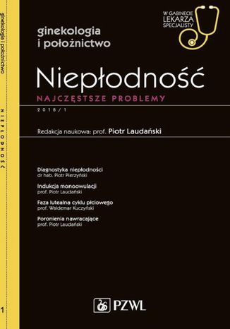 W gabinecie lekarza specjalisty. Ginekologia i położnictwo. Niepłodność. Najczęstsze problemy Piotr Laudański - okladka książki